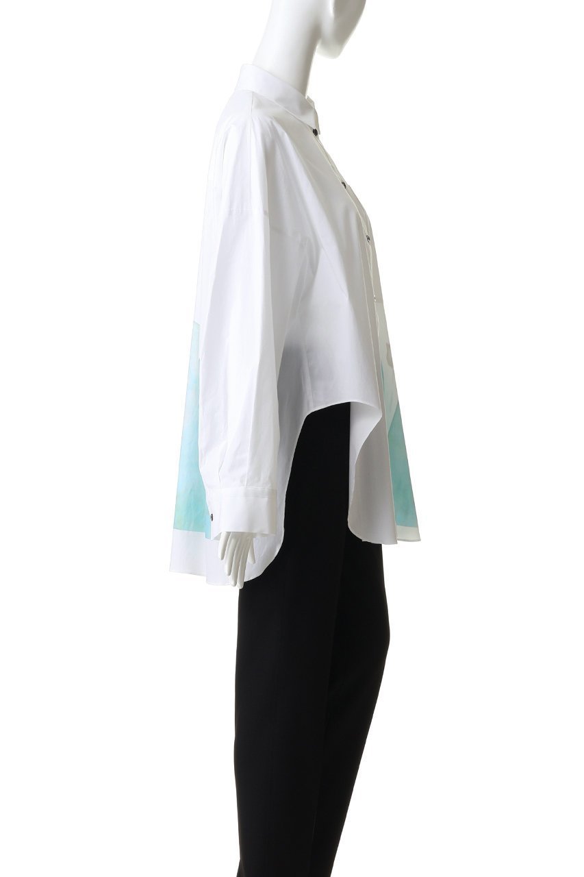 【エンフォルド/ENFOLD】のTWO-WAY BASIC SHIRT 人気、トレンドファッション・服の通販 founy(ファニー) 　ファッション　Fashion　レディースファッション　Fashion for Women　トップス・カットソー　Cut & Sew Tops　シャツ・ブラウス・オフィスカジュアル　Elegant Blouses & Button-Ups　シェイプ　Shape, Slim Fit　シンプル　Simple, Minimal　スリーブ　Sleeve, Long Sleeve / Short Sleeve　プリント　Print, Printed Pattern　ボトム　Bottoms, Lower Wear　ロング　Long, Long-Length　other-3|ID: prp329100004918591 ipo3291000000036892651