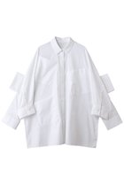 【エンフォルド/ENFOLD】のMANY CUFEF SHIRT 人気、トレンドファッション・服の通販 founy(ファニー) ファッション Fashion レディースファッション Fashion for Women トップス・カットソー Cut & Sew Tops シャツ・ブラウス・オフィスカジュアル Elegant Blouses & Button-Ups カフス Cuff Design スリーブ Sleeve, Long Sleeve / Short Sleeve ビッグ Big, Oversized ポケット Pocket, Pocket Detail ロング Long, Long-Length エレガント 上品 Elegant thumbnail ホワイト|ID: prp329100004918592 ipo3291000000036892658