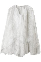 【カナコ サカイ/KANAKO SAKAI】のレース パッチワーク ケープ 人気、トレンドファッション・服の通販 founy(ファニー) ファッション Fashion レディースファッション Fashion for Women トップス・カットソー Cut & Sew Tops シャツ・ブラウス・オフィスカジュアル Elegant Blouses & Button-Ups エレガント 上品 Elegant スリーブ Sleeve, Long Sleeve / Short Sleeve デニム Denim, Jeans Material ドレス Dress, One-Piece パッチワーク Patchwork, Mixed Fabric レース Lace, Lace Fabric ロング Long, Long-Length thumbnail ホワイト|ID: prp329100004918599 ipo3291000000036892744