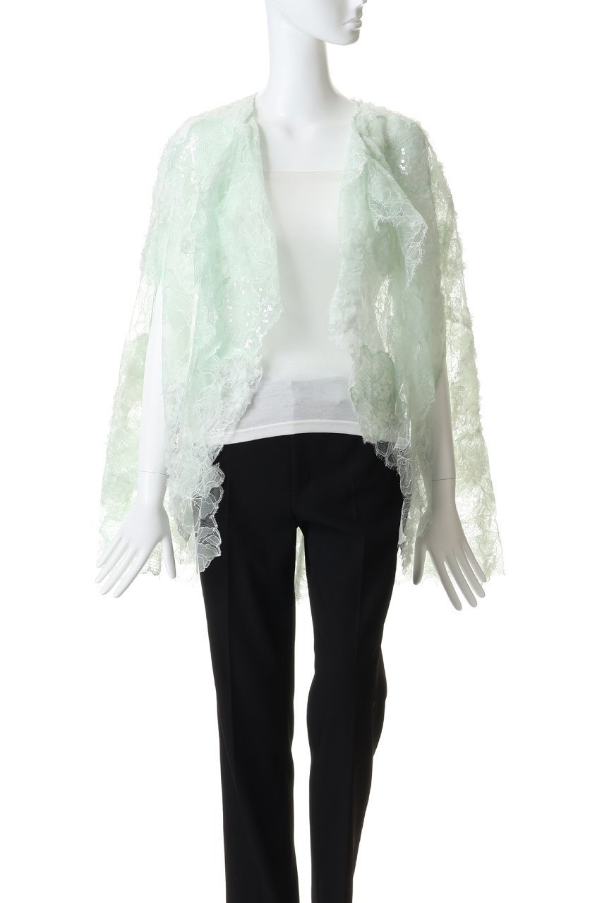 【カナコ サカイ/KANAKO SAKAI】のレース パッチワーク ケープ 人気、トレンドファッション・服の通販 founy(ファニー) 　ファッション　Fashion　レディースファッション　Fashion for Women　トップス・カットソー　Cut & Sew Tops　シャツ・ブラウス・オフィスカジュアル　Elegant Blouses & Button-Ups　エレガント 上品　Elegant　スリーブ　Sleeve, Long Sleeve / Short Sleeve　デニム　Denim, Jeans Material　ドレス　Dress, One-Piece　パッチワーク　Patchwork, Mixed Fabric　レース　Lace, Lace Fabric　ロング　Long, Long-Length　other-6|ID: prp329100004918599 ipo3291000000036892753