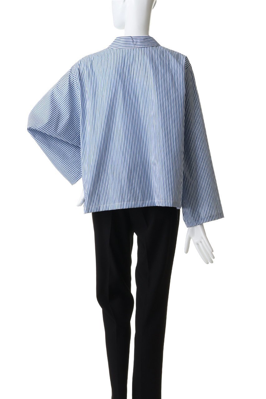 【ミズイロ インド/mizuiro ind】のstripe coverall カバーオール 人気、トレンドファッション・服の通販 founy(ファニー) ファッション Fashion レディースファッション Fashion for Women トップス・カットソー Cut & Sew Tops シャツ・ブラウス・オフィスカジュアル Elegant Blouses & Button-Ups おすすめ Recommended / Our Picks ストライプ Stripe, Striped Pattern スリーブ Sleeve, Long Sleeve / Short Sleeve フロント Front, Front Design ポケット Pocket, Pocket Detail マニッシュ Mannish, Boyish ロング Long, Long-Length ワイド Wide, Wide Fit other-4|ID: prp329100004918601 ipo3291000000036892873