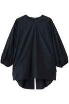 【ドメル/DOMELLE】のコットン ナイロン タフタブラウス 人気、トレンドファッション・服の通販 founy(ファニー) ファッション Fashion レディースファッション Fashion for Women トップス・カットソー Cut & Sew Tops シャツ・ブラウス・オフィスカジュアル Elegant Blouses & Button-Ups おすすめ Recommended / Our Picks ジャカード／ジャガード Jacquard, Woven Pattern スリット Slit, Slit Detail スリーブ Sleeve, Long Sleeve / Short Sleeve セットアップ Set-Up, Coordinated Outfit タフタ Taffeta, Structured Fabric プリント Print, Printed Pattern リゾート Resort, Vacation Style ロング Long, Long-Length thumbnail ネイビー|ID: prp329100004918610 ipo3291000000036893079