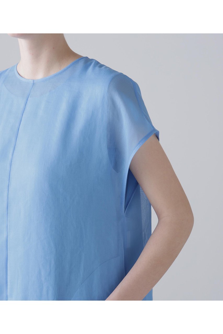 【アドーア/ADORE】のソフトオーガンジーワンピース 人気、トレンドファッション・服の通販 founy(ファニー) 　ファッション　Fashion　レディースファッション　Fashion for Women　ワンピース　Dresses　チュニック　Tunic Tops & Dresses　アシンメトリー　Asymmetrical Style　オーガンジー　Organza Fabric　シアー　Sheer, See-Through　タフタ　Taffeta, Structured Fabric　チュニック　Tunic, Long Top　ドレープ　Drape, Draping Fabric　フォーマル　Formal, Dressy　ラッフル　Ruffle, Frill　ロング　Long, Long-Length　other-6|ID: prp329100004918631 ipo3291000000036893492