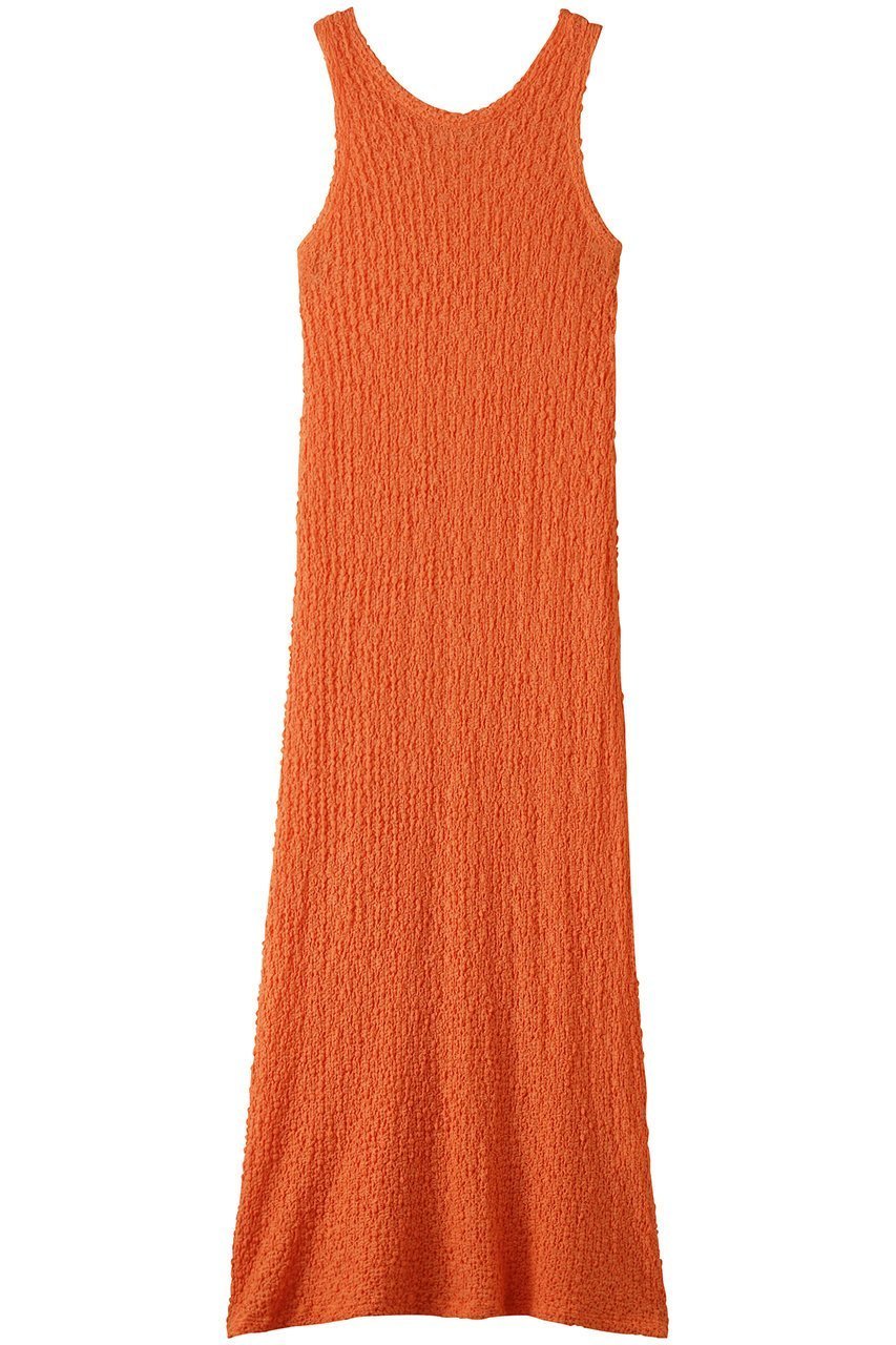 【マルティニーク/martinique】の【CURRENTAGE】レーシーニットワンピース インテリア・キッズ・メンズ・レディースファッション・服の通販 founy(ファニー) 　ファッション　Fashion　レディースファッション　Fashion for Women　ワンピース　Dresses　ニットワンピース　Knit Dresses　チュニック　Tunic Tops & Dresses　インナー　Innerwear　チュニック　Tunic, Long Top　リゾート　Resort, Vacation Style　ロング　Long, Long-Length　夏　Summer　春　Spring　S/S・春夏　SS, Spring/Summer, Warm Season　オレンジ|ID: prp329100004918642 ipo3291000000036893666