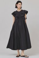 【カレンソロジー/Curensology】のポプリンラッフルワンピース 人気、トレンドファッション・服の通販 founy(ファニー) ファッション Fashion レディースファッション Fashion for Women ワンピース Dresses チュニック Tunic Tops & Dresses インド Indian Textile チュニック Tunic, Long Top バランス Balance, Style Balance ラッフル Ruffle, Frill ロング Long, Long-Length |ID:prp329100004918643