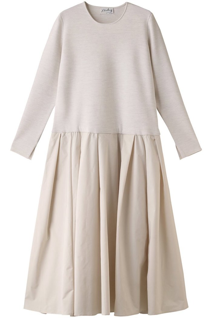 【マルティニーク/martinique】の【l heritage martinique】スーパーエキストラメリノワンピース インテリア・キッズ・メンズ・レディースファッション・服の通販 founy(ファニー) https://founy.com/ ファッション Fashion レディースファッション Fashion for Women ワンピース Dresses チュニック Tunic Tops & Dresses なめらか Smooth, Silky Texture コンビ Combo, Combination Style ジュエリー Jewelry, Accessories スリーブ Sleeve, Long Sleeve / Short Sleeve チュニック Tunic, Long Top ドッキング Docking, Mixed Material ロング Long, Long-Length |ID: prp329100004918647 ipo3291000000036893697