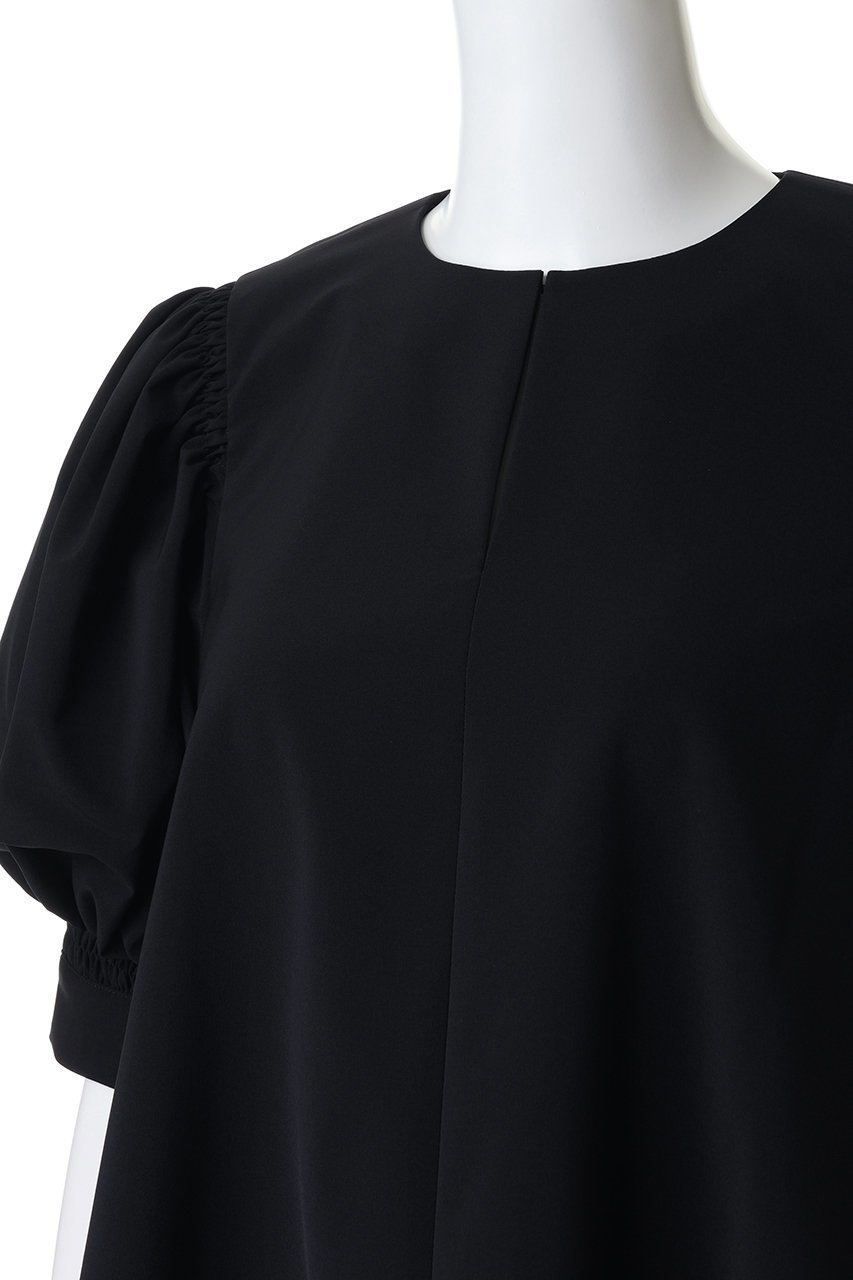 【ランバン オン ブルー/LANVIN en Bleu】のツイルギャザースリーブブラウス 人気、トレンドファッション・服の通販 founy(ファニー) 　ファッション　Fashion　レディースファッション　Fashion for Women　トップス・カットソー　Cut & Sew Tops　シャツ・ブラウス・オフィスカジュアル　Elegant Blouses & Button-Ups　おすすめ　Recommended / Our Picks　ギャザー　Gathered, Ruffled　ショート　Short, Short Length　シンプル　Simple, Minimal　スリーブ　Sleeve, Long Sleeve / Short Sleeve　セットアップ　Set-Up, Coordinated Outfit　フェミニン　Feminine, Girly　フレア　Flare, Flared　エレガント 上品　Elegant　other-5|ID: prp329100004918672 ipo3291000000036894097