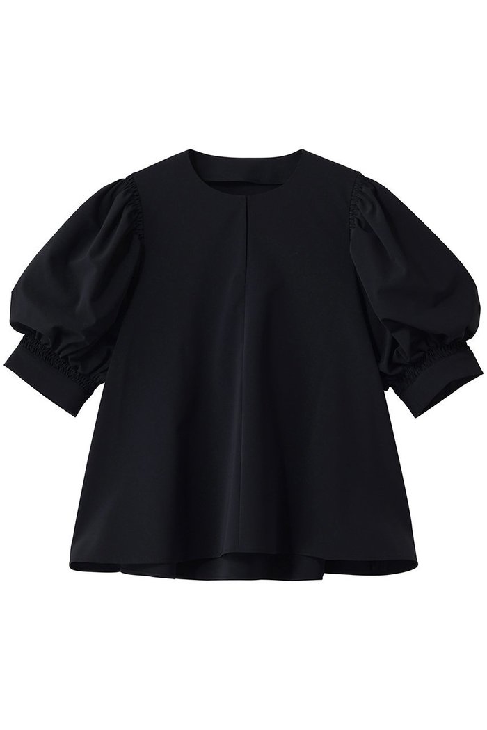 【ランバン オン ブルー/LANVIN en Bleu】のツイルギャザースリーブブラウス インテリア・キッズ・メンズ・レディースファッション・服の通販 founy(ファウニー) https://founy.com/ ファッション Fashion レディースファッション Fashion for Women トップス・カットソー Cut & Sew Tops シャツ・ブラウス・オフィスカジュアル Elegant Blouses & Button-Ups おすすめ Recommended / Our Picks ギャザー Gathered, Ruffled ショート Short, Short Length シンプル Simple, Minimal スリーブ Sleeve, Long Sleeve / Short Sleeve セットアップ Set-Up, Coordinated Outfit フェミニン Feminine, Girly フレア Flare, Flared エレガント 上品 Elegant |ID: prp329100004918672 ipo3291000000037238518