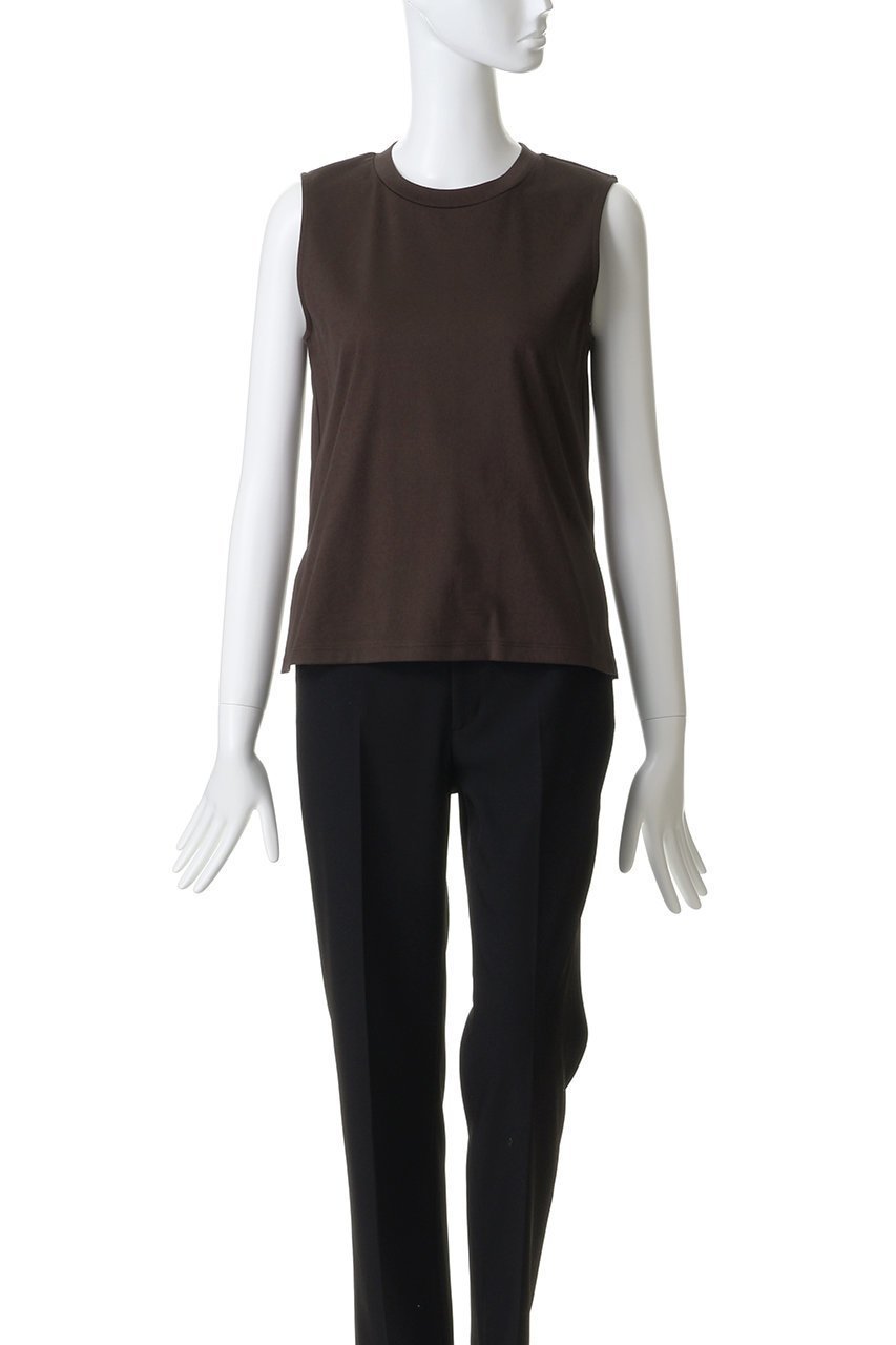 【ランバン オン ブルー/LANVIN en Bleu】のチュールレイヤードノースリーブカットソー 人気、トレンドファッション・服の通販 founy(ファニー) ファッション Fashion レディースファッション Fashion for Women トップス・カットソー Cut & Sew Tops キャミソール&ノースリーブ Camisoles & Sleeveless Tops シャツ・ブラウス・オフィスカジュアル Elegant Blouses & Button-Ups ロングTシャツ・Tシャツ Longline T-Shirts & Tees カットソー・ベーシックTシャツ Cut-and-Sewn Tops / Stretch Tees & Basics キャミソール Camisole, Spaghetti Strap Top タンク Tank Top, Sleeveless Top チュール Tulip, Tulip Motif フリル Frill, Ruffle other-6|ID: prp329100004918678 ipo3291000000036894155