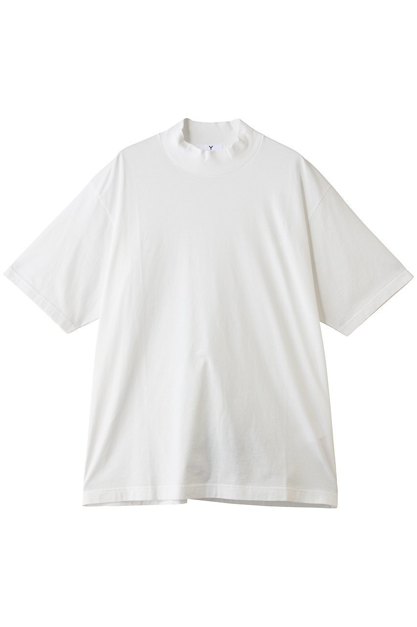 【イレーヴ/YLEVE】の【UNISEX】【Y】ORGANIC COTTON JERSEY モック ネック ショートスリーブ Tシャツ 人気、トレンドファッション・服の通販 founy(ファニー) 　ファッション　Fashion　レディースファッション　Fashion for Women　トップス・カットソー　Cut & Sew Tops　シャツ・ブラウス・オフィスカジュアル　Elegant Blouses & Button-Ups　ロングTシャツ・Tシャツ　Longline T-Shirts & Tees　カットソー・ベーシックTシャツ　Cut-and-Sewn Tops / Stretch Tees & Basics　ユニセックス　Unisex, Genderless　ショート　Short, Short Length　スリーブ　Sleeve, Long Sleeve / Short Sleeve　モックネック　Mock Neck, Short Turtleneck　エレガント 上品　Elegant　 other-1|ID: prp329100004918685 ipo3291000000036894249