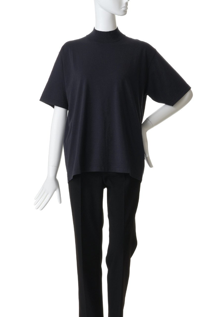 【イレーヴ/YLEVE】の【UNISEX】【Y】ORGANIC COTTON JERSEY モック ネック ショートスリーブ Tシャツ 人気、トレンドファッション・服の通販 founy(ファニー) 　ファッション　Fashion　レディースファッション　Fashion for Women　トップス・カットソー　Cut & Sew Tops　シャツ・ブラウス・オフィスカジュアル　Elegant Blouses & Button-Ups　ロングTシャツ・Tシャツ　Longline T-Shirts & Tees　カットソー・ベーシックTシャツ　Cut-and-Sewn Tops / Stretch Tees & Basics　ユニセックス　Unisex, Genderless　ショート　Short, Short Length　スリーブ　Sleeve, Long Sleeve / Short Sleeve　モックネック　Mock Neck, Short Turtleneck　エレガント 上品　Elegant　other-2|ID: prp329100004918685 ipo3291000000036894255