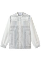 【その他のブランド/Other】のオリジナルプリント スタンドカラーブラウス 人気、トレンドファッション・服の通販 founy(ファニー) ファッション Fashion レディースファッション Fashion for Women トップス・カットソー Cut & Sew Tops シャツ・ブラウス・オフィスカジュアル Elegant Blouses & Button-Ups おすすめ Recommended / Our Picks グラデーション Gradient, Ombre スタンド Stand Collar, Upright Stand ストライプ Stripe, Striped Pattern ストレート Straight, Straight Cut スリーブ Sleeve, Long Sleeve / Short Sleeve セットアップ Set-Up, Coordinated Outfit デニム Denim, Jeans Material ドット Polka Dot, Dot Pattern プリント Print, Printed Pattern モチーフ Motif, Design Theme ロング Long, Long-Length エレガント 上品 Elegant 夏 Summer |ID:prp329100004918725