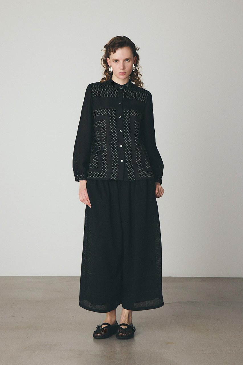 【その他のブランド/Other】のオリジナルプリント スタンドカラーブラウス 人気、トレンドファッション・服の通販 founy(ファニー) ファッション Fashion レディースファッション Fashion for Women トップス・カットソー Cut & Sew Tops シャツ・ブラウス・オフィスカジュアル Elegant Blouses & Button-Ups おすすめ Recommended / Our Picks グラデーション Gradient, Ombre スタンド Stand Collar, Upright Stand ストライプ Stripe, Striped Pattern ストレート Straight, Straight Cut スリーブ Sleeve, Long Sleeve / Short Sleeve セットアップ Set-Up, Coordinated Outfit デニム Denim, Jeans Material ドット Polka Dot, Dot Pattern プリント Print, Printed Pattern モチーフ Motif, Design Theme ロング Long, Long-Length エレガント 上品 Elegant 夏 Summer other-6|ID: prp329100004918725 ipo3291000000036894892