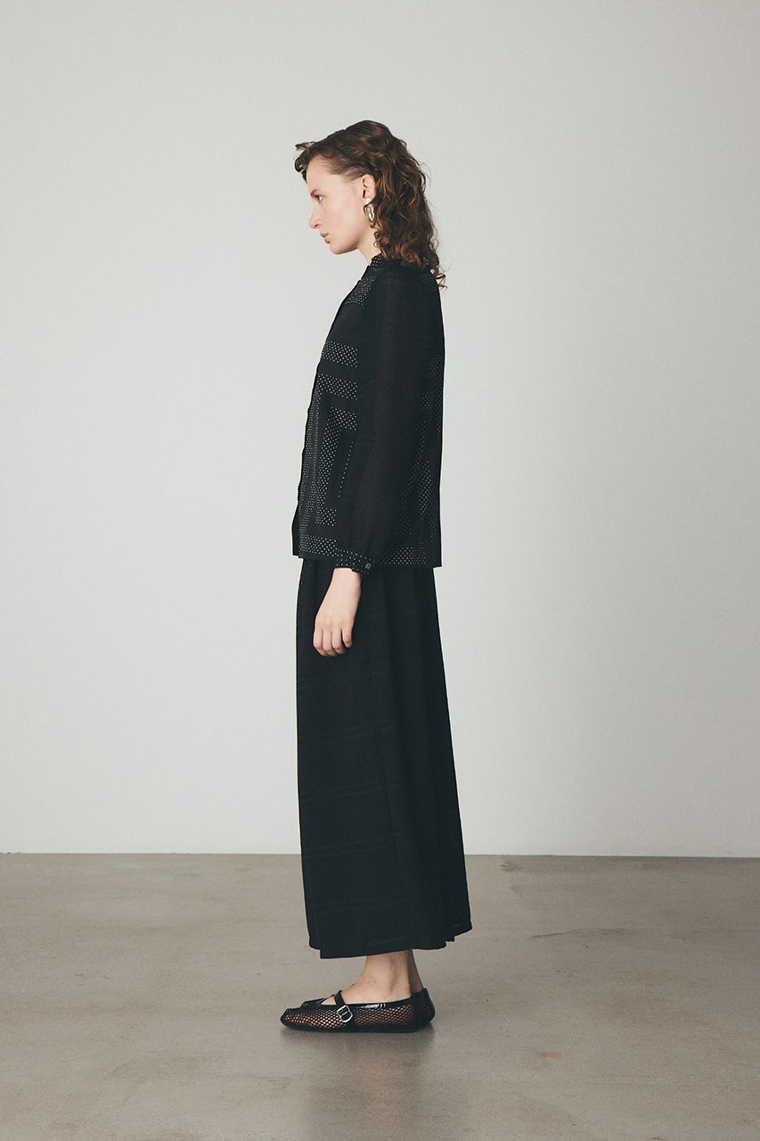 【その他のブランド/Other】のオリジナルプリント スタンドカラーブラウス 人気、トレンドファッション・服の通販 founy(ファニー) ファッション Fashion レディースファッション Fashion for Women トップス・カットソー Cut & Sew Tops シャツ・ブラウス・オフィスカジュアル Elegant Blouses & Button-Ups おすすめ Recommended / Our Picks グラデーション Gradient, Ombre スタンド Stand Collar, Upright Stand ストライプ Stripe, Striped Pattern ストレート Straight, Straight Cut スリーブ Sleeve, Long Sleeve / Short Sleeve セットアップ Set-Up, Coordinated Outfit デニム Denim, Jeans Material ドット Polka Dot, Dot Pattern プリント Print, Printed Pattern モチーフ Motif, Design Theme ロング Long, Long-Length エレガント 上品 Elegant 夏 Summer other-7|ID: prp329100004918725 ipo3291000000036894895