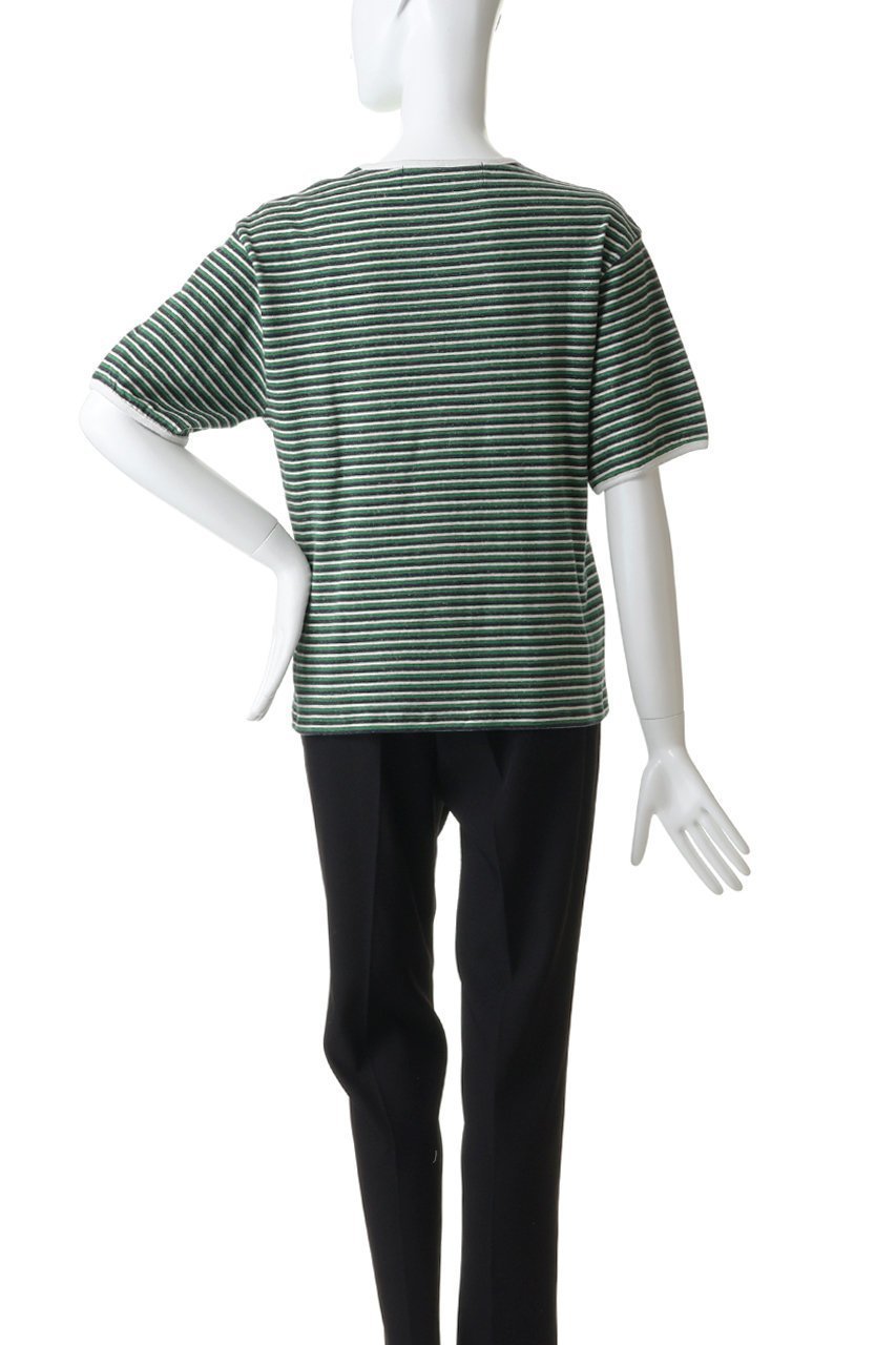 【ミディウミ/MidiUmi】のmulti BD PO プルオーバー 人気、トレンドファッション・服の通販 founy(ファニー) 　ファッション　Fashion　レディースファッション　Fashion for Women　トップス・カットソー　Cut & Sew Tops　シャツ・ブラウス・オフィスカジュアル　Elegant Blouses & Button-Ups　ロングTシャツ・Tシャツ　Longline T-Shirts & Tees　カジュアルプルオーバー・ニットトップス　Pullovers & Knit Tops / Casual Pullovers　カットソー・ベーシックTシャツ　Cut-and-Sewn Tops / Stretch Tees & Basics　ショート　Short, Short Length　スリーブ　Sleeve, Long Sleeve / Short Sleeve　ボーダー　Border, Stripe　夏　Summer　春　Spring　S/S・春夏　SS, Spring/Summer, Warm Season　other-4|ID: prp329100004918751 ipo3291000000036895745