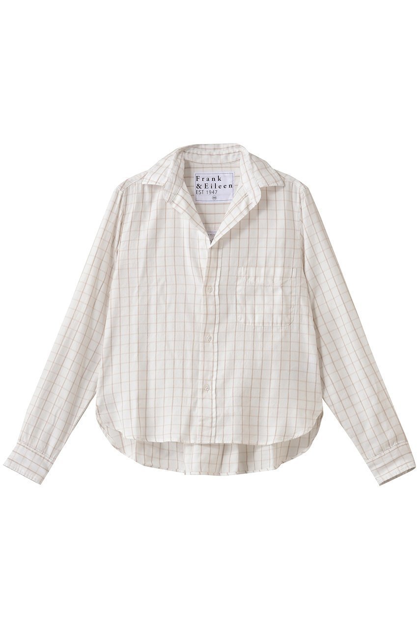 【フランク&アイリーン/Frank&Eileen】のSILVIO イタリアンコットン ウィンドペンチェック シャツ 人気、トレンドファッション・服の通販 founy(ファニー) 　ファッション　Fashion　レディースファッション　Fashion for Women　トップス・カットソー　Cut & Sew Tops　シャツ・ブラウス・オフィスカジュアル　Elegant Blouses & Button-Ups　スリーブ　Sleeve, Long Sleeve / Short Sleeve　ロング　Long, Long-Length　エレガント 上品　Elegant　 other-1|ID: prp329100004918753 ipo3291000000036895781