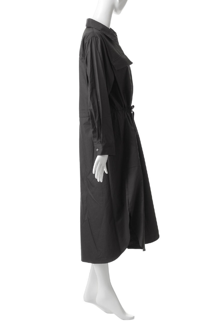 【ミディウミソリッド/MIDIUMISOLID】のワークシャツワンピース 人気、トレンドファッション・服の通販 founy(ファニー) 　ファッション　Fashion　レディースファッション　Fashion for Women　ワンピース　Dresses　シャツワンピース / 1枚で着映えコーデ　Shirt Dresses　チュニック　Tunic Tops & Dresses　スタンド　Stand Collar, Upright Stand　チュニック　Tunic, Long Top　ツイル　Twist, Twisted Detail　ロング　Long, Long-Length　ワッシャー　Washer, Crinkled Finish　other-3|ID: prp329100004918754 ipo3291000000036895791