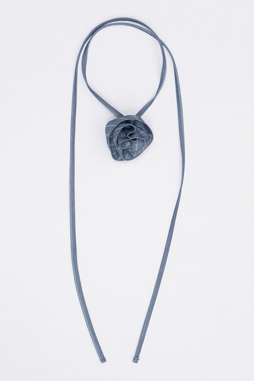 【プランク プロジェクト/PRANK PROJECT】のフラワーチョーカーストライプホルタートップス / Flower Choker Striped Halter Top 人気、トレンドファッション・服の通販 founy(ファニー) ファッション Fashion レディースファッション Fashion for Women トップス・カットソー Cut & Sew Tops キャミソール&ノースリーブ Camisoles & Sleeveless Tops シャツ・ブラウス・オフィスカジュアル Elegant Blouses & Button-Ups スクエア Square, Square Shape ストライプ Stripe, Striped Pattern ストレート Straight, Straight Cut セットアップ Set-Up, Coordinated Outfit デニム Denim, Jeans Material ノースリーブ Sleeveless, No-Sleeve 夏 Summer other-6|ID: prp329100004918757 ipo3291000000036895826