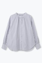 【レリル/lelill】の「ピマソロ」スプリッドブラウス 人気、トレンドファッション・服の通販 founy(ファニー) ファッション Fashion レディースファッション Fashion for Women トップス・カットソー Cut & Sew Tops シャツ・ブラウス・オフィスカジュアル Elegant Blouses & Button-Ups エレガント 上品 Elegant カフス Cuff Design ギャザー Gathered, Ruffled ストライプ Stripe, Striped Pattern スリーブ Sleeve, Long Sleeve / Short Sleeve 定番 Standard, Basic Item ファブリック Fabric, Textile フェミニン Feminine, Girly ベーシック Basic, Essential ロング Long, Long-Length 新作・新入荷 New Arrivals / New In thumbnail ブルーストライプ|ID: prp329100004918761 ipo3291000000036895978