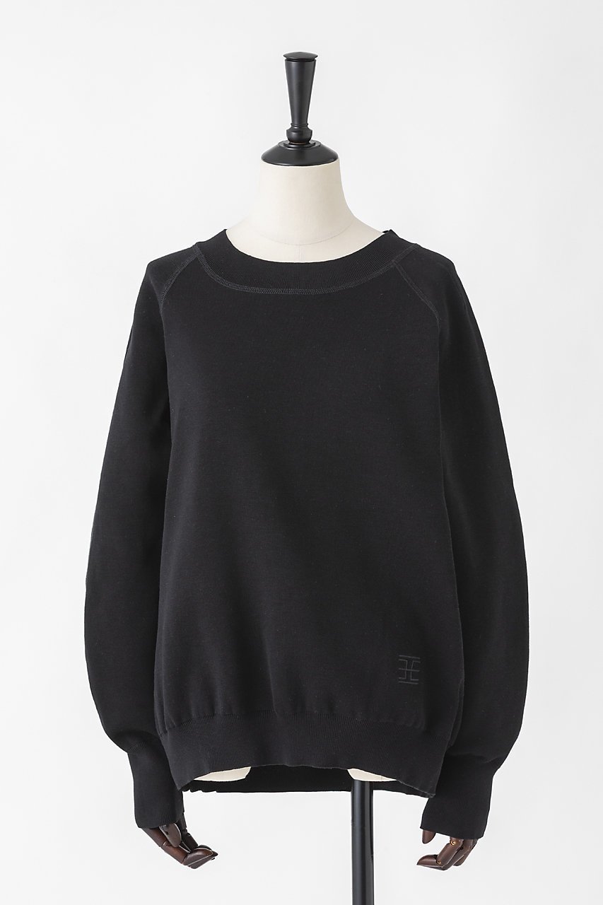 【オーヴィル/EAUVIRE】のニットスウェット インテリア・キッズ・メンズ・レディースファッション・服の通販 founy(ファニー) ファッション Fashion レディースファッション Fashion for Women トップス・カットソー Cut & Sew Tops ニット Knit Tops & Sweaters シャツ・ブラウス・オフィスカジュアル Elegant Blouses & Button-Ups レディースパーカー・カジュアルフーディー Casual Hoodies & Sweatshirts ロングTシャツ・Tシャツ Longline T-Shirts & Tees スウェット・クルーネックトップス Sweatshirts & Crewnecks / Relaxed Fit Sweat Tops カットソー・ベーシックTシャツ Cut-and-Sewn Tops / Stretch Tees & Basics シルク Silk, 100% Silk ストレッチ Stretch, Stretchy Fabric フィット Fit, Slim Fit エレガント 上品 Elegant ブラック|ID: prp329100004918763 ipo3291000000036896034