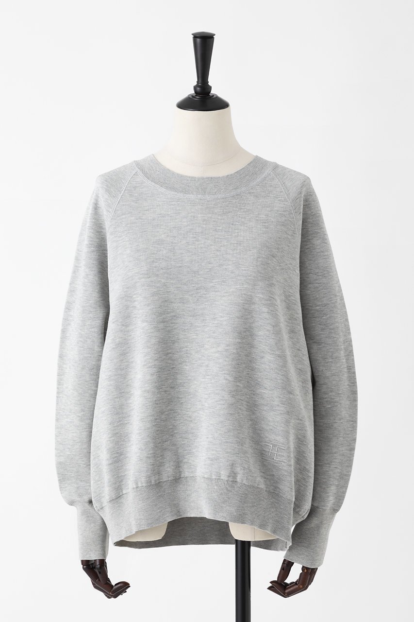 【オーヴィル/EAUVIRE】のニットスウェット 人気、トレンドファッション・服の通販 founy(ファニー) ファッション Fashion レディースファッション Fashion for Women トップス・カットソー Cut & Sew Tops ニット Knit Tops & Sweaters シャツ・ブラウス・オフィスカジュアル Elegant Blouses & Button-Ups レディースパーカー・カジュアルフーディー Casual Hoodies & Sweatshirts ロングTシャツ・Tシャツ Longline T-Shirts & Tees スウェット・クルーネックトップス Sweatshirts & Crewnecks / Relaxed Fit Sweat Tops カットソー・ベーシックTシャツ Cut-and-Sewn Tops / Stretch Tees & Basics シルク Silk, 100% Silk ストレッチ Stretch, Stretchy Fabric フィット Fit, Slim Fit エレガント 上品 Elegant other-2|ID: prp329100004918763 ipo3291000000036896035