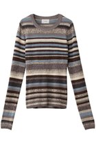 【クラネ/CLANE】のMOLE MIX BORDER KNIT TOPS ニット BLUE|ID: prp329100004918775 ipo3291000000036896336