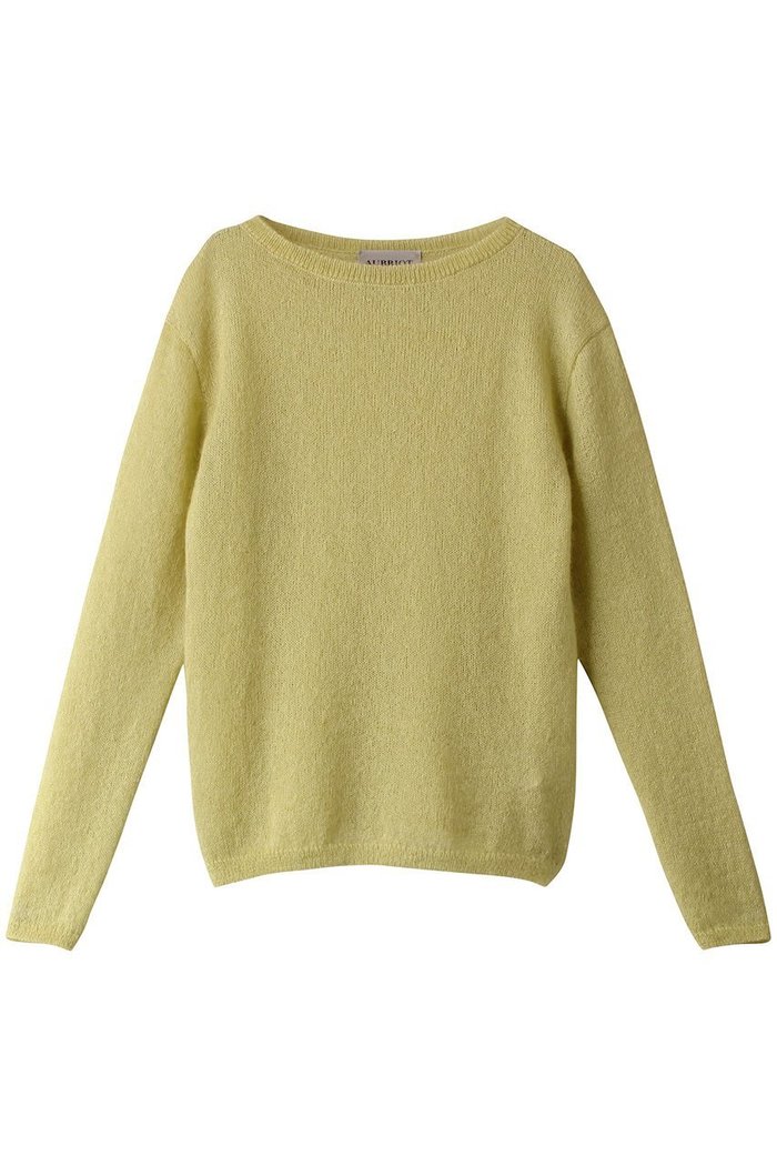 【オブリオ/AUBRIOT】のシルクキッドモヘヤ クルーネックセーター インテリア・キッズ・メンズ・レディースファッション・服の通販 founy(ファニー) https://founy.com/ ファッション Fashion レディースファッション Fashion for Women トップス・カットソー Cut & Sew Tops ニット Knit Tops & Sweaters カジュアルプルオーバー・ニットトップス Pullovers & Knit Tops / Casual Pullovers なめらか Smooth, Silky Texture シアー Sheer, See-Through シルク Silk, 100% Silk シンプル Simple, Minimal フィット Fit, Slim Fit ミックス Mix, Mixed Style リラックス Relax, Relaxed Fit エレガント 上品 Elegant |ID: prp329100004918783 ipo3291000000036896457