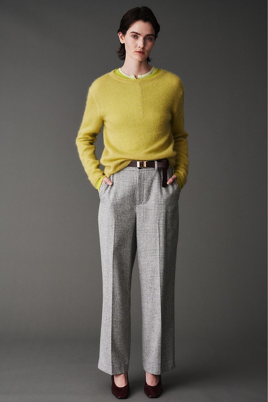 【オブリオ/AUBRIOT】のシルクキッドモヘヤ クルーネックセーター 人気、トレンドファッション・服の通販 founy(ファニー) 　ファッション　Fashion　レディースファッション　Fashion for Women　トップス・カットソー　Cut & Sew Tops　ニット　Knit Tops & Sweaters　カジュアルプルオーバー・ニットトップス　Pullovers & Knit Tops / Casual Pullovers　なめらか　Smooth, Silky Texture　シアー　Sheer, See-Through　シルク　Silk, 100% Silk　シンプル　Simple, Minimal　フィット　Fit, Slim Fit　ミックス　Mix, Mixed Style　リラックス　Relax, Relaxed Fit　エレガント 上品　Elegant　other-8|ID: prp329100004918783 ipo3291000000036896465