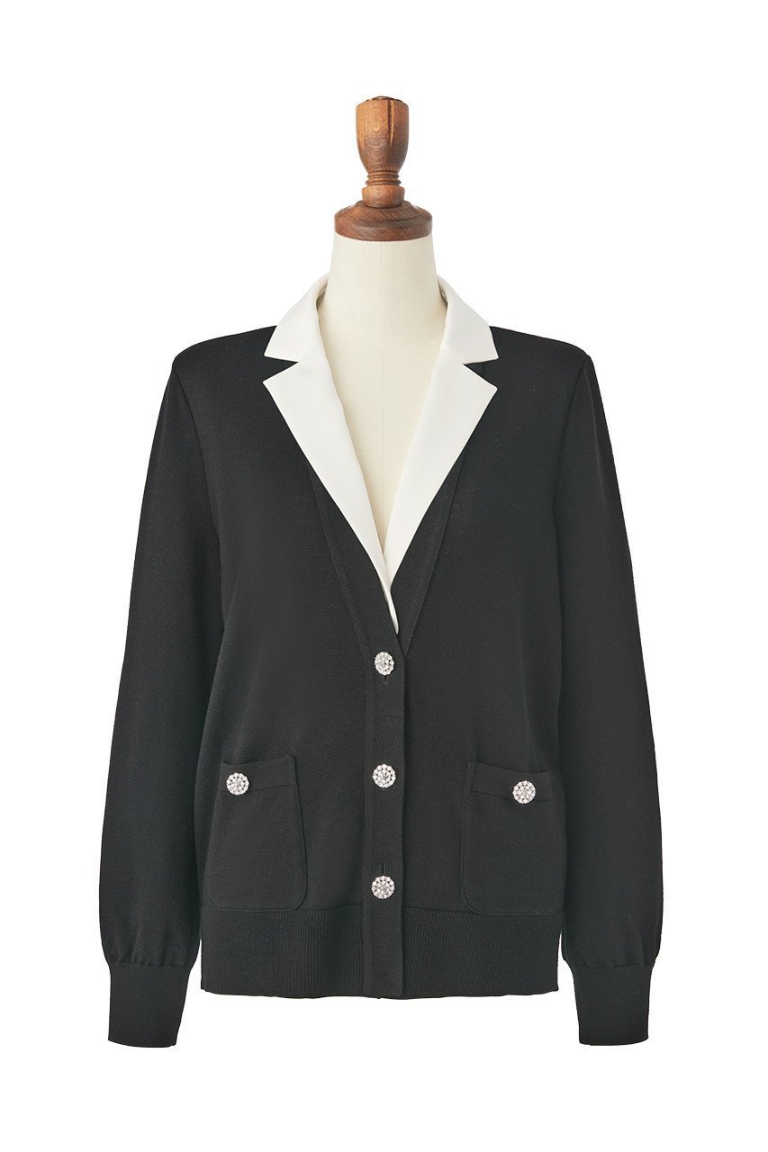 【デイジーリン/DAISY LIN】のカーディガン “クワイエット・ラグジュアリー” 人気、トレンドファッション・服の通販 founy(ファニー) 　ファッション　Fashion　レディースファッション　Fashion for Women　トップス・カットソー　Cut & Sew Tops　ニット　Knit Tops & Sweaters　カーディガン・羽織り　Layered Style Cardigans　エレガント 上品　Elegant　カーディガン　Cardigan, Knitwear　サテン　Satin, Glossy Fabric　シルク　Silk, 100% Silk　ストレッチ　Stretch, Stretchy Fabric　洗える　Machine Washable　 other-1|ID: prp329100004918784 ipo3291000000036896473