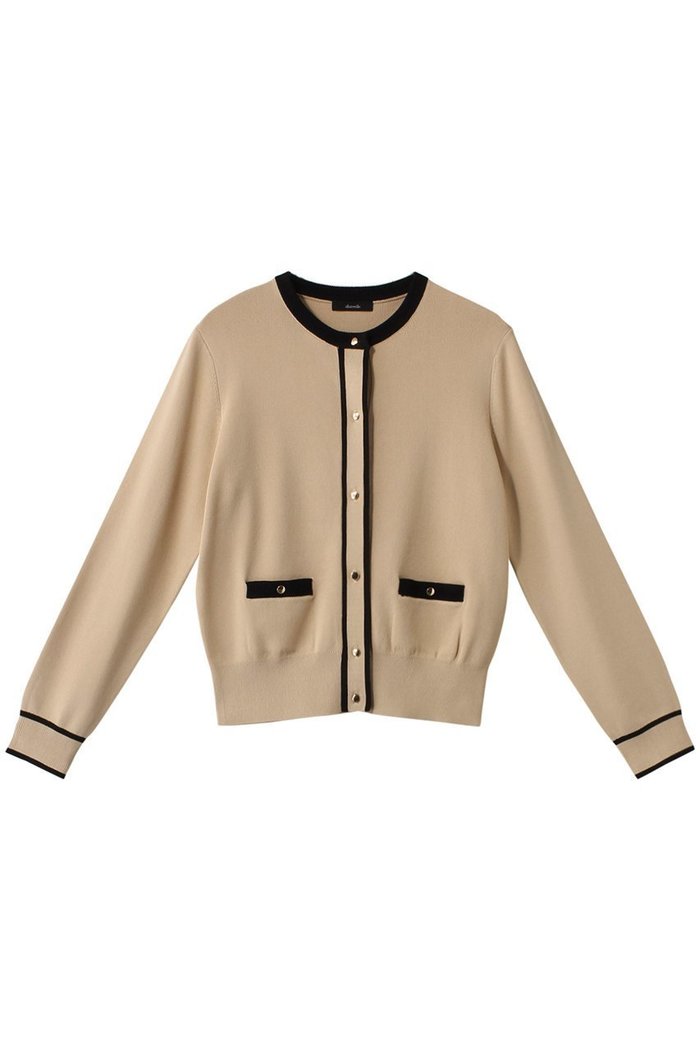 【アルアバイル/allureville】のハイショクポケットクルーCD A インテリア・キッズ・メンズ・レディースファッション・服の通販 founy(ファニー) https://founy.com/ ファッション Fashion レディースファッション Fashion for Women トップス・カットソー Cut & Sew Tops ニット Knit Tops & Sweaters カーディガン・羽織り Layered Style Cardigans カーディガン Cardigan, Knitwear ポケット Pocket, Pocket Detail メタル Metal, Metal Parts |ID: prp329100004918785 ipo3291000000036896601