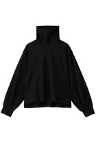 【ミディウミ/MidiUmi】のhigh neck gather slv P/O プルオーバー 人気、トレンドファッション・服の通販 founy(ファニー) ファッション Fashion レディースファッション Fashion for Women トップス・カットソー Cut & Sew Tops シャツ・ブラウス・オフィスカジュアル Elegant Blouses & Button-Ups ロングTシャツ・Tシャツ Longline T-Shirts & Tees カジュアルプルオーバー・ニットトップス Pullovers & Knit Tops / Casual Pullovers カットソー・ベーシックTシャツ Cut-and-Sewn Tops / Stretch Tees & Basics ギャザー Gathered, Ruffled シンプル Simple, Minimal スリーブ Sleeve, Long Sleeve / Short Sleeve ハイネック High Neck, Mock Neck バランス Balance, Style Balance ロング Long, Long-Length エレガント 上品 Elegant thumbnail black|ID: prp329100004918792 ipo3291000000036896812