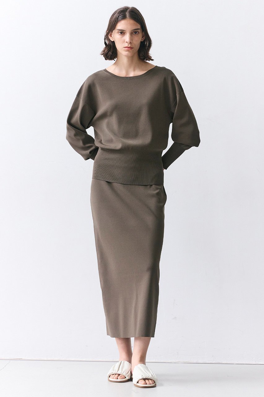 【ベイジ,/BEIGE,】のLAURA(ロラ)/ドライタッチ ストレッチニットスカート 人気、トレンドファッション・服の通販 founy(ファニー) 　ファッション　Fashion　レディースファッション　Fashion for Women　スカート　Skirts　ロングスカート　Long Skirts / Maxi & Midi Skirts　ストレッチ　Stretch, Stretchy Fabric　バランス　Balance, Style Balance　フィット　Fit, Slim Fit　ロング　Long, Long-Length　エレガント 上品　Elegant　定番　Standard, Basic Item　other-6|ID: prp329100004918796 ipo3291000000036896872