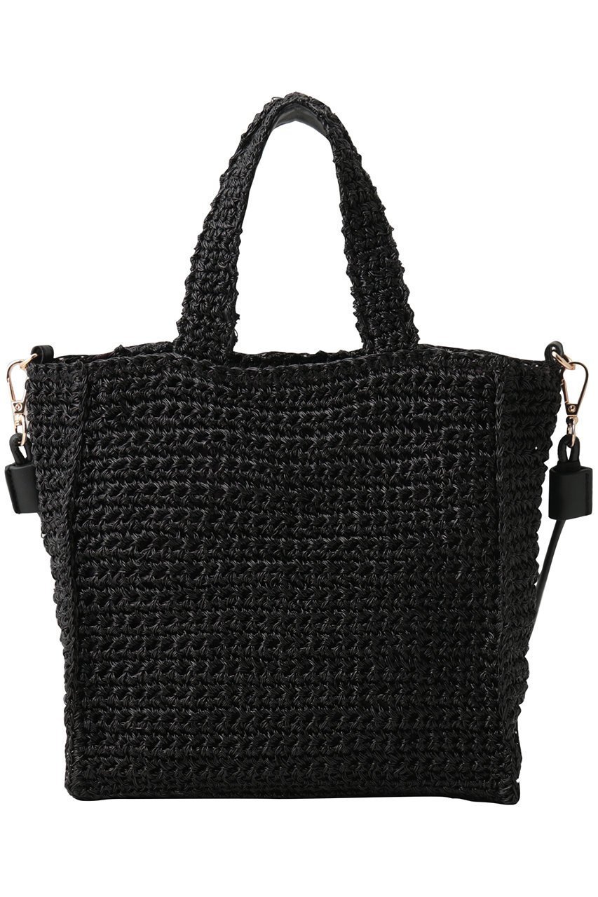 【ランバン オン ブルー/LANVIN en Bleu】のメタリック編み込みトートバッグ 人気、トレンドファッション・服の通販 founy(ファニー) 　ファッション　Fashion　レディースファッション　Fashion for Women　バッグ　Bags　スマート　Smart, Elegant　フェイクレザー　Faux Leather, PU Leather　ポケット　Pocket, Pocket Detail　メタリック　Metallic, Shiny Finish　手編み　Hand-Knitted, Handmade Knit　財布　Wallet, Purse　other-3|ID: prp329100004918798 ipo3291000000036896889
