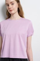 【ランバン オン ブルー/LANVIN en Bleu】のタックスリーブカットソー 人気、トレンドファッション・服の通販 founy(ファニー) ファッション Fashion レディースファッション Fashion for Women トップス・カットソー Cut & Sew Tops シャツ・ブラウス・オフィスカジュアル Elegant Blouses & Button-Ups ロングTシャツ・Tシャツ Longline T-Shirts & Tees カットソー・ベーシックTシャツ Cut-and-Sewn Tops / Stretch Tees & Basics ショート Short, Short Length シルケット Silket, Silky Cotton スリーブ Sleeve, Long Sleeve / Short Sleeve ファブリック Fabric, Textile フォルム Silhouette, Form ボーダー Border, Stripe 定番 Standard, Basic Item ビジネス 仕事 通勤 Business / Work / Commuting thumbnail ピンク|ID: prp329100004918801 ipo3291000000036896916