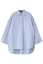 【アンクレイヴ/uncrave】のTHOMAS MASON BIGシャツ 人気、トレンドファッション・服の通販 founy(ファニー) ファッション Fashion レディースファッション Fashion for Women トップス・カットソー Cut & Sew Tops シャツ・ブラウス・オフィスカジュアル Elegant Blouses & Button-Ups おすすめ Recommended / Our Picks カフス Cuff Design ストライプ Stripe, Striped Pattern スリーブ Sleeve, Long Sleeve / Short Sleeve チュニック Tunic, Long Top ドレス Dress, One-Piece ループ Loop, Loop Knit ロング Long, Long-Length thumbnail ブルーストライプ|ID: prp329100004918804 ipo3291000000036896971
