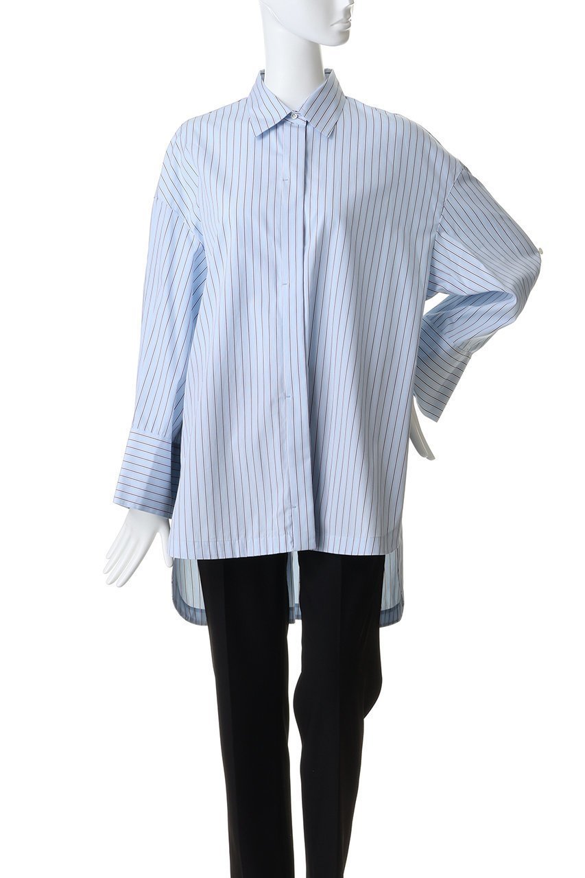 【アンクレイヴ/uncrave】のTHOMAS MASON BIGシャツ 人気、トレンドファッション・服の通販 founy(ファニー) 　ファッション　Fashion　レディースファッション　Fashion for Women　トップス・カットソー　Cut & Sew Tops　シャツ・ブラウス・オフィスカジュアル　Elegant Blouses & Button-Ups　おすすめ　Recommended / Our Picks　カフス　Cuff Design　ストライプ　Stripe, Striped Pattern　スリーブ　Sleeve, Long Sleeve / Short Sleeve　チュニック　Tunic, Long Top　ドレス　Dress, One-Piece　ループ　Loop, Loop Knit　ロング　Long, Long-Length　other-2|ID: prp329100004918804 ipo3291000000036896972