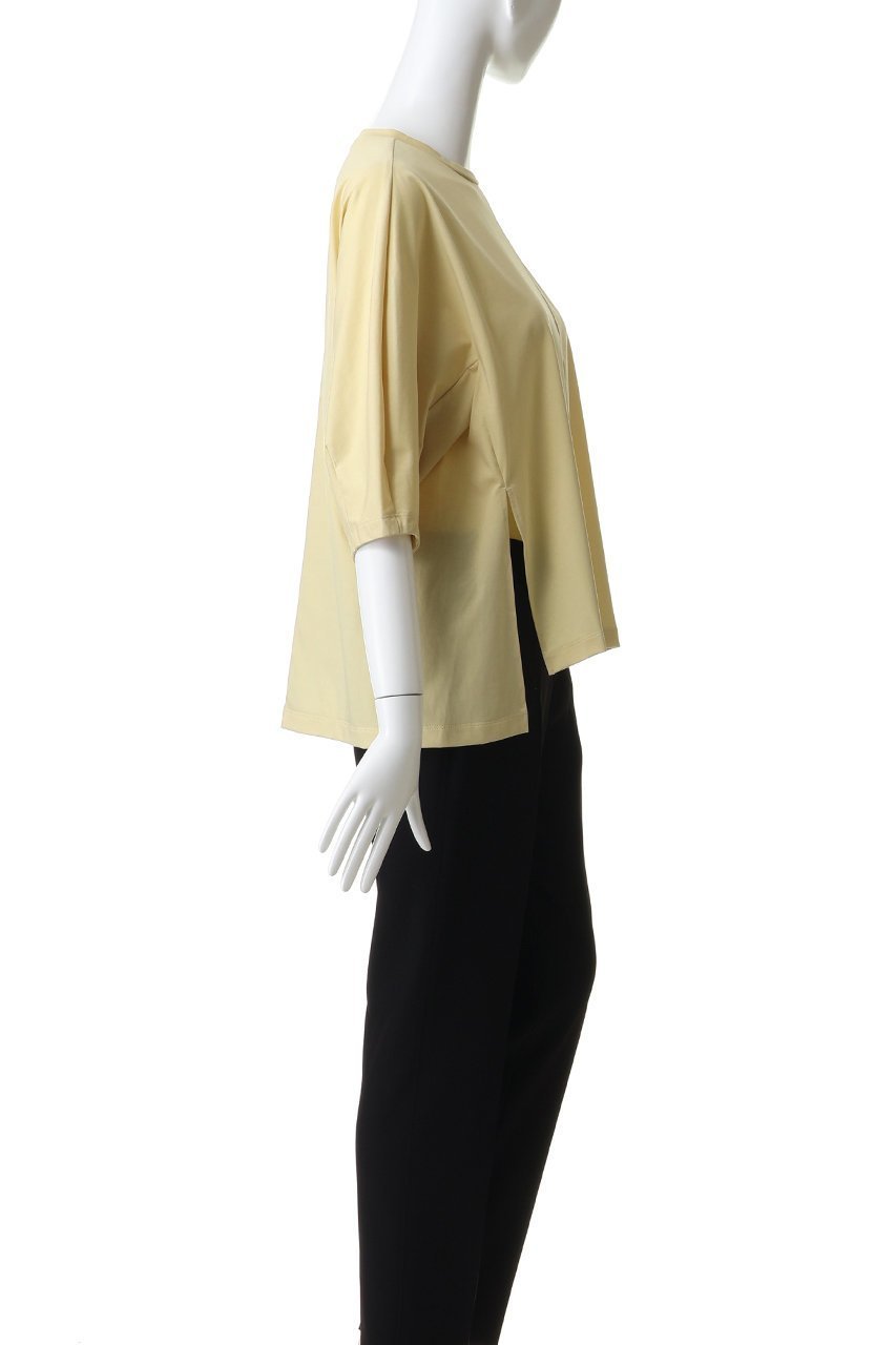 【アルアバイル/allureville】のクルーコクーンT-SHIRT 人気、トレンドファッション・服の通販 founy(ファニー) 　ファッション　Fashion　レディースファッション　Fashion for Women　トップス・カットソー　Cut & Sew Tops　シャツ・ブラウス・オフィスカジュアル　Elegant Blouses & Button-Ups　ロングTシャツ・Tシャツ　Longline T-Shirts & Tees　カットソー・ベーシックTシャツ　Cut-and-Sewn Tops / Stretch Tees & Basics　ショート　Short, Short Length　スリット　Slit, Slit Detail　スリーブ　Sleeve, Long Sleeve / Short Sleeve　エレガント 上品　Elegant　other-3|ID: prp329100004918815 ipo3291000000036897394