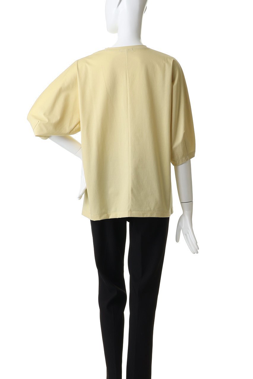 【アルアバイル/allureville】のクルーコクーンT-SHIRT 人気、トレンドファッション・服の通販 founy(ファニー) 　ファッション　Fashion　レディースファッション　Fashion for Women　トップス・カットソー　Cut & Sew Tops　シャツ・ブラウス・オフィスカジュアル　Elegant Blouses & Button-Ups　ロングTシャツ・Tシャツ　Longline T-Shirts & Tees　カットソー・ベーシックTシャツ　Cut-and-Sewn Tops / Stretch Tees & Basics　ショート　Short, Short Length　スリット　Slit, Slit Detail　スリーブ　Sleeve, Long Sleeve / Short Sleeve　エレガント 上品　Elegant　other-4|ID: prp329100004918815 ipo3291000000036897395