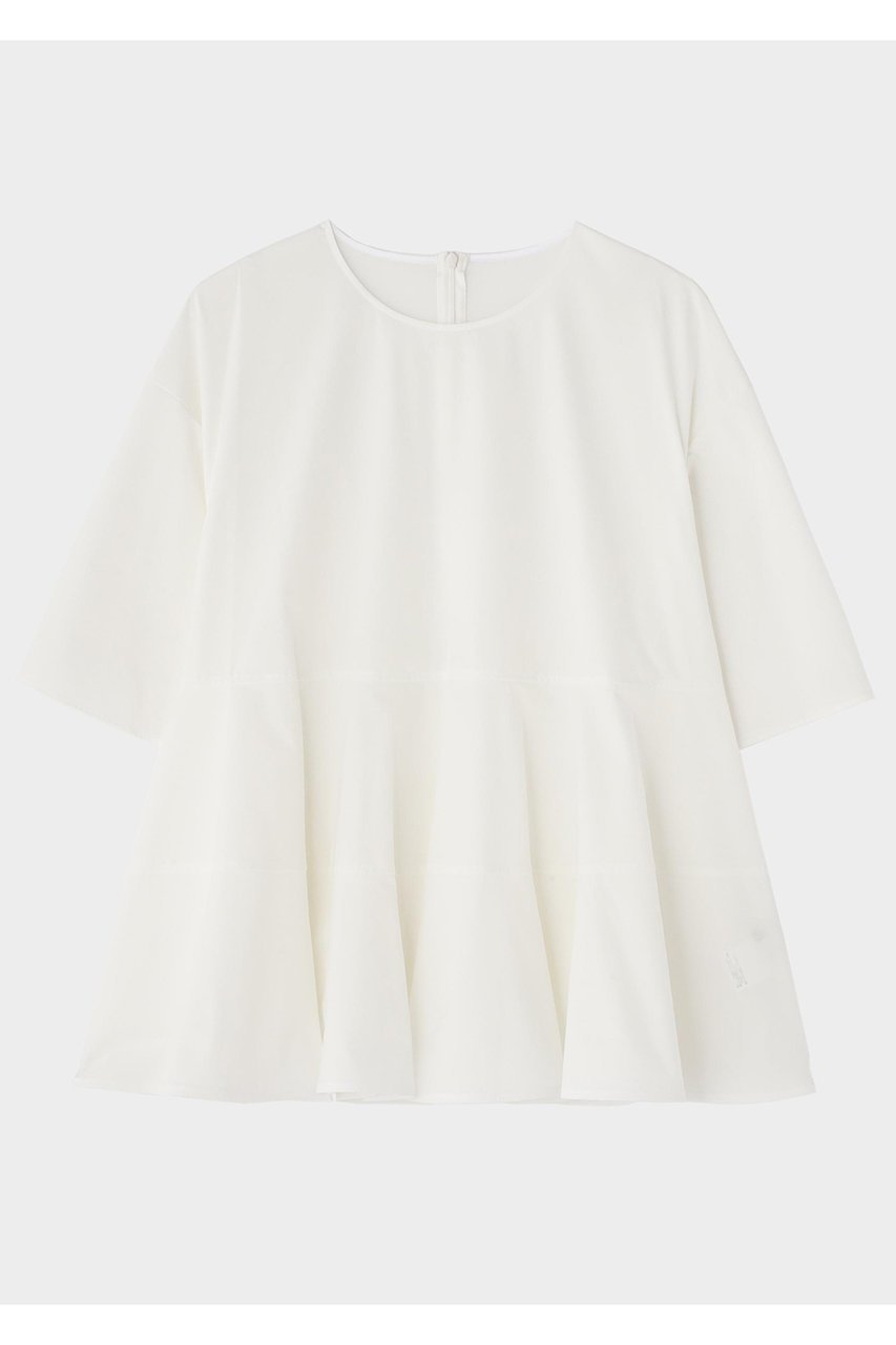 【ル フィル/LE PHIL】のSOLOTEXブロードフレアブラウス 人気、トレンドファッション・服の通販 founy(ファニー) 　ファッション　Fashion　レディースファッション　Fashion for Women　トップス・カットソー　Cut & Sew Tops　シャツ・ブラウス・オフィスカジュアル　Elegant Blouses & Button-Ups　ショート　Short, Short Length　シンプル　Simple, Minimal　スタンダード　Standard, Basic　スリーブ　Sleeve, Long Sleeve / Short Sleeve　フレア　Flare, Flared　エレガント 上品　Elegant　 other-1|ID: prp329100004918816 ipo3291000000036897422