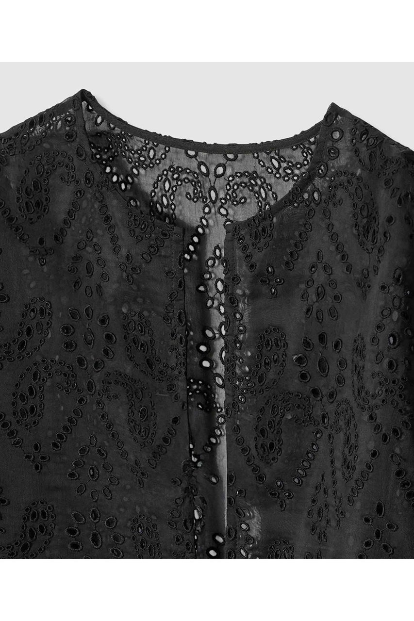 【アナイ/ANAYI】の【セットアップ対応商品】エンブロイダリーボレロ ブラウス 人気、トレンドファッション・服の通販 founy(ファニー) 　ファッション　Fashion　レディースファッション　Fashion for Women　アウター　Coat / Outerwear Collection　ボレロ・ショート丈ジャケット / ドレス羽織りに　Boleros & Short Jackets　トップス・カットソー　Cut & Sew Tops　シャツ・ブラウス・オフィスカジュアル　Elegant Blouses & Button-Ups　おすすめ　Recommended / Our Picks　インナー　Innerwear　エンブロイダリー　Embroidery Design　キャミソール　Camisole, Spaghetti Strap Top　シアー　Sheer, See-Through　シルク　Silk, 100% Silk　スリーブ　Sleeve, Long Sleeve / Short Sleeve　セットアップ　Set-Up, Coordinated Outfit　フロント　Front, Front Design　ボレロ　Bolero, Short Cardigan　リボン　Ribbon, Bow　ロング　Long, Long-Length　新作・新入荷　New Arrivals / New In　無地　Plain, Solid Color　other-3|ID: prp329100004918818 ipo3291000000036897489