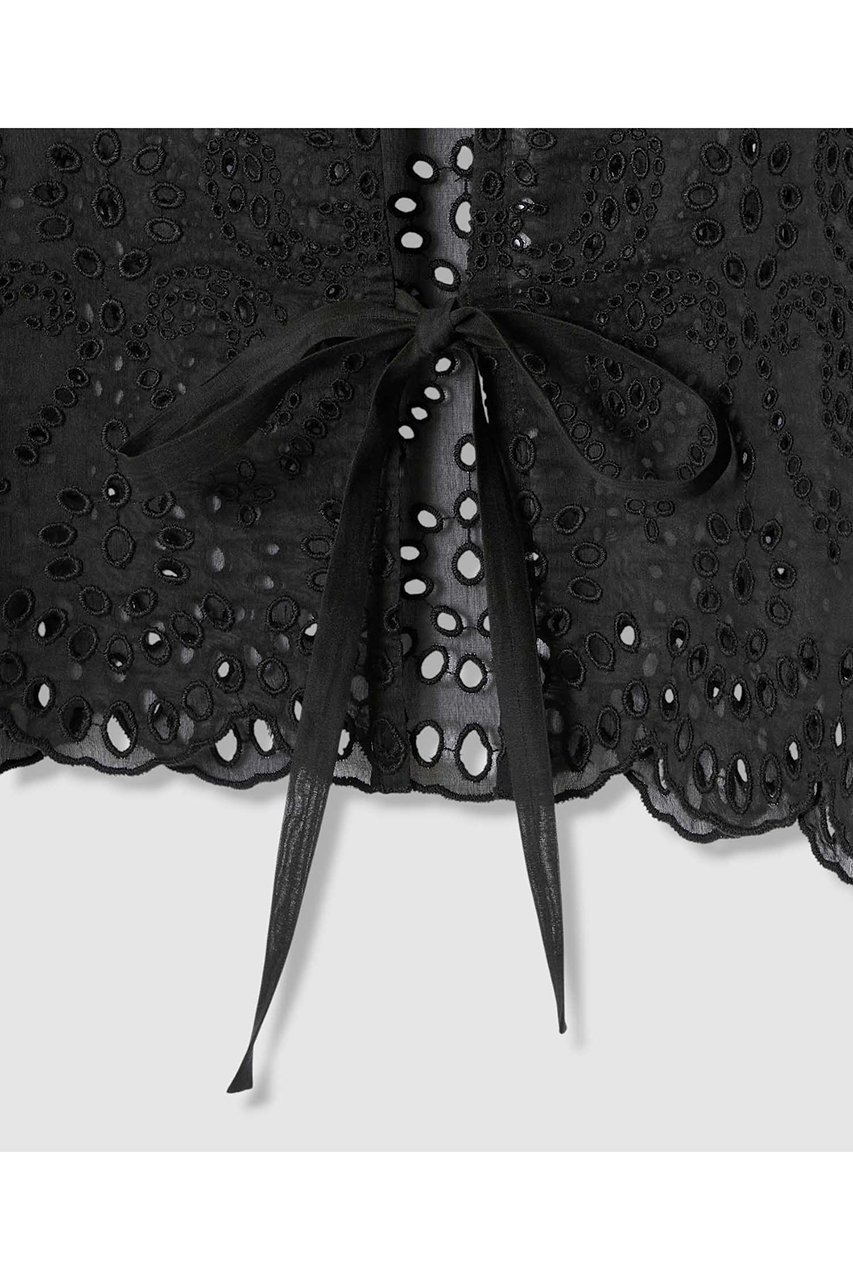 【アナイ/ANAYI】の【セットアップ対応商品】エンブロイダリーボレロ ブラウス 人気、トレンドファッション・服の通販 founy(ファニー) 　ファッション　Fashion　レディースファッション　Fashion for Women　アウター　Coat / Outerwear Collection　ボレロ・ショート丈ジャケット / ドレス羽織りに　Boleros & Short Jackets　トップス・カットソー　Cut & Sew Tops　シャツ・ブラウス・オフィスカジュアル　Elegant Blouses & Button-Ups　おすすめ　Recommended / Our Picks　インナー　Innerwear　エンブロイダリー　Embroidery Design　キャミソール　Camisole, Spaghetti Strap Top　シアー　Sheer, See-Through　シルク　Silk, 100% Silk　スリーブ　Sleeve, Long Sleeve / Short Sleeve　セットアップ　Set-Up, Coordinated Outfit　フロント　Front, Front Design　ボレロ　Bolero, Short Cardigan　リボン　Ribbon, Bow　ロング　Long, Long-Length　新作・新入荷　New Arrivals / New In　無地　Plain, Solid Color　other-4|ID: prp329100004918818 ipo3291000000036897490