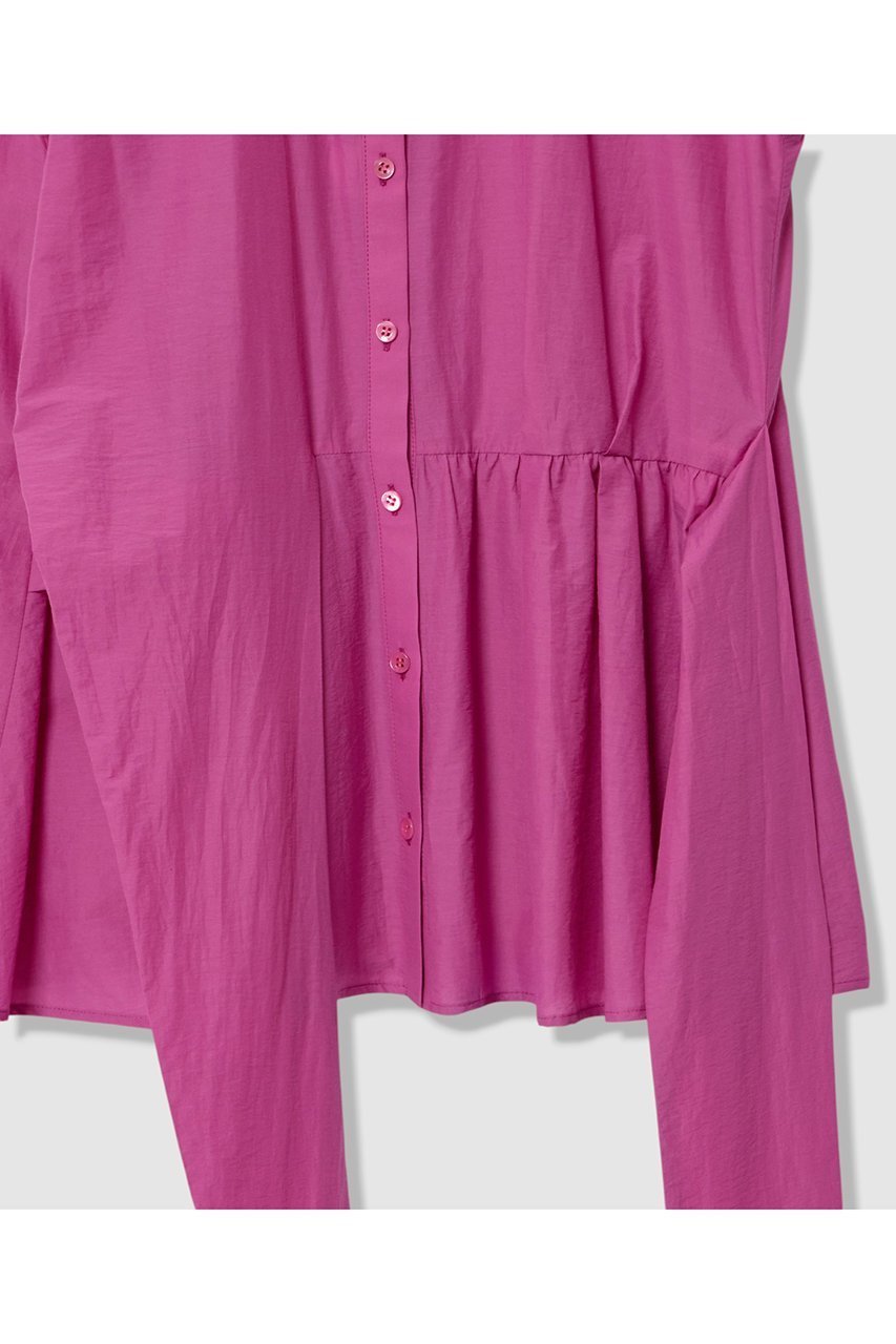 【アナイ/ANAYI】の【セットアップ対応商品】ナイロンコットンタフタカシュクールシャツ 人気、トレンドファッション・服の通販 founy(ファニー) 　ファッション　Fashion　レディースファッション　Fashion for Women　トップス・カットソー　Cut & Sew Tops　シャツ・ブラウス・オフィスカジュアル　Elegant Blouses & Button-Ups　おすすめ　Recommended / Our Picks　カシュクール　Wrap Design　シェイプ　Shape, Slim Fit　ショート　Short, Short Length　スリーブ　Sleeve, Long Sleeve / Short Sleeve　セットアップ　Set-Up, Coordinated Outfit　タフタ　Taffeta, Structured Fabric　チュニック　Tunic, Long Top　ノースリーブ　Sleeveless, No-Sleeve　フロント　Front, Front Design　ペプラム　Peplum, Flared Hem　再入荷　Restock / Back in Stock　夏　Summer　other-5|ID: prp329100004918819 ipo3291000000036897501