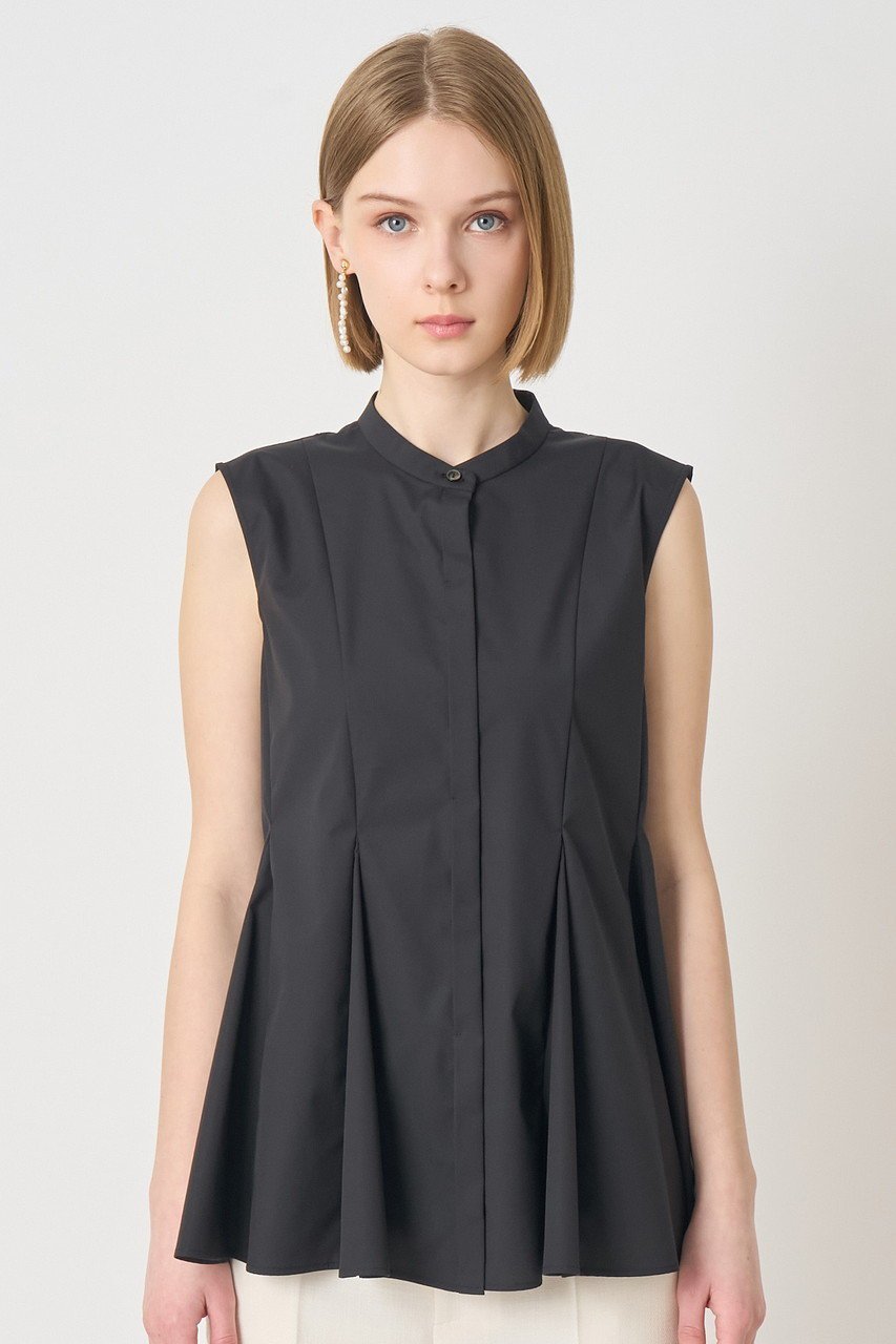 【アナイ/ANAYI】のコットンポリブロードマチフレアブラウス 人気、トレンドファッション・服の通販 founy(ファニー) 　ファッション　Fashion　レディースファッション　Fashion for Women　トップス・カットソー　Cut & Sew Tops　シャツ・ブラウス・オフィスカジュアル　Elegant Blouses & Button-Ups　エレガント 上品　Elegant　スリーブ　Sleeve, Long Sleeve / Short Sleeve　フレア　Flare, Flared　ブロード　Broadcloth, Fine Cotton　ペプラム　Peplum, Flared Hem　ロング　Long, Long-Length　other-7|ID: prp329100004918820 ipo3291000000036897520