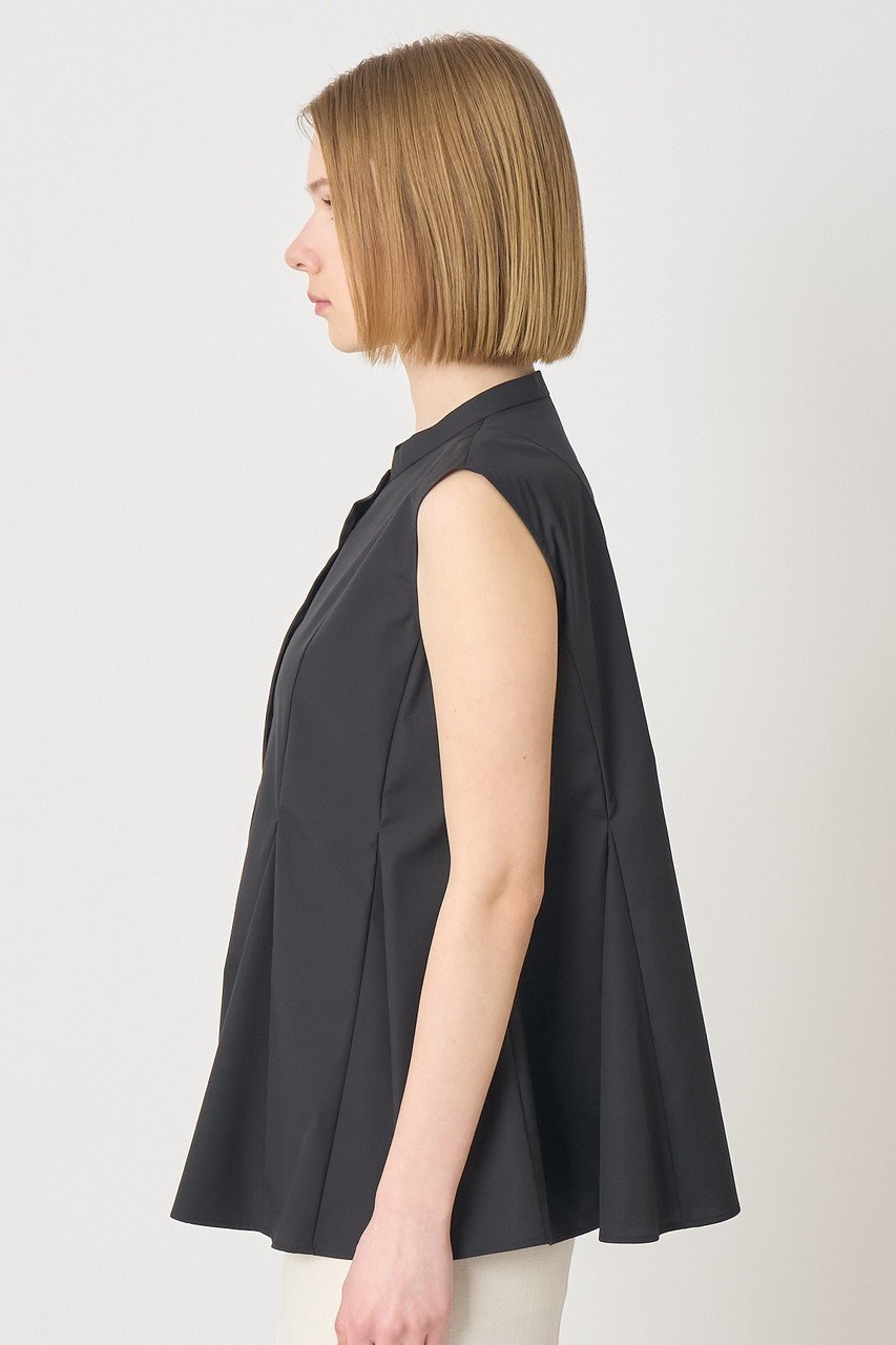 【アナイ/ANAYI】のコットンポリブロードマチフレアブラウス 人気、トレンドファッション・服の通販 founy(ファニー) 　ファッション　Fashion　レディースファッション　Fashion for Women　トップス・カットソー　Cut & Sew Tops　シャツ・ブラウス・オフィスカジュアル　Elegant Blouses & Button-Ups　エレガント 上品　Elegant　スリーブ　Sleeve, Long Sleeve / Short Sleeve　フレア　Flare, Flared　ブロード　Broadcloth, Fine Cotton　ペプラム　Peplum, Flared Hem　ロング　Long, Long-Length　other-8|ID: prp329100004918820 ipo3291000000036897521