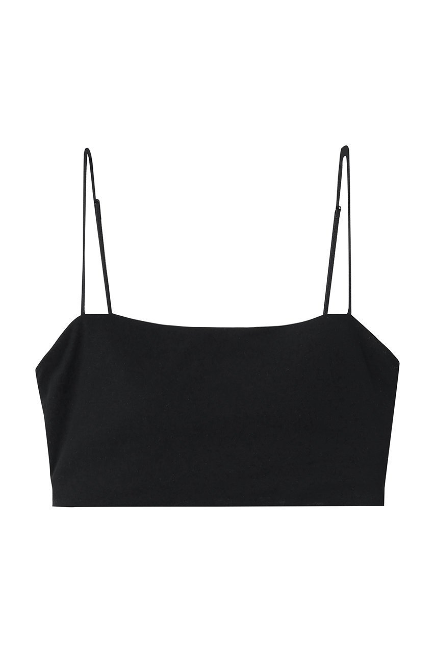 【ウィムガゼット/Whim Gazette】のマイポルテクロップドブラ インテリア・キッズ・メンズ・レディースファッション・服の通販 founy(ファニー) 　ファッション　Fashion　レディースファッション　Fashion for Women　トップス・カットソー　Cut & Sew Tops　キャミソール&ノースリーブ　Camisoles & Sleeveless Tops　シャツ・ブラウス・オフィスカジュアル　Elegant Blouses & Button-Ups　ロングTシャツ・Tシャツ　Longline T-Shirts & Tees　カットソー・ベーシックTシャツ　Cut-and-Sewn Tops / Stretch Tees & Basics　インナー　Innerwear　キャミソール　Camisole, Spaghetti Strap Top　スクエア　Square, Square Shape　ストレッチ　Stretch, Stretchy Fabric　タンク　Tank Top, Sleeveless Top　ベーシック　Basic, Essential　夏　Summer　春　Spring　S/S・春夏　SS, Spring/Summer, Warm Season　ブラック|ID: prp329100004918823 ipo3291000000036897630