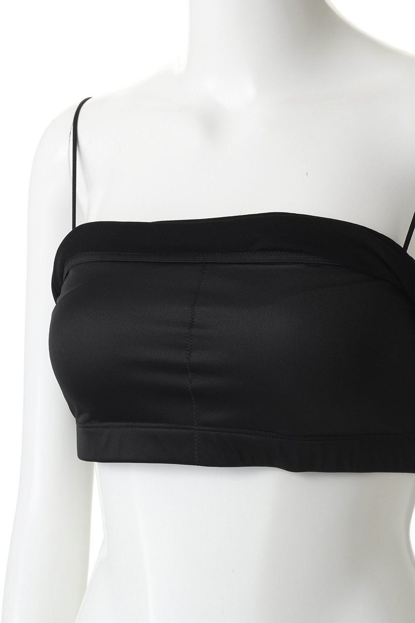 【ウィムガゼット/Whim Gazette】のマイポルテクロップドブラ 人気、トレンドファッション・服の通販 founy(ファニー) 　ファッション　Fashion　レディースファッション　Fashion for Women　トップス・カットソー　Cut & Sew Tops　キャミソール&ノースリーブ　Camisoles & Sleeveless Tops　シャツ・ブラウス・オフィスカジュアル　Elegant Blouses & Button-Ups　ロングTシャツ・Tシャツ　Longline T-Shirts & Tees　カットソー・ベーシックTシャツ　Cut-and-Sewn Tops / Stretch Tees & Basics　インナー　Innerwear　キャミソール　Camisole, Spaghetti Strap Top　スクエア　Square, Square Shape　ストレッチ　Stretch, Stretchy Fabric　タンク　Tank Top, Sleeveless Top　ベーシック　Basic, Essential　夏　Summer　春　Spring　S/S・春夏　SS, Spring/Summer, Warm Season　other-6|ID: prp329100004918823 ipo3291000000036897635