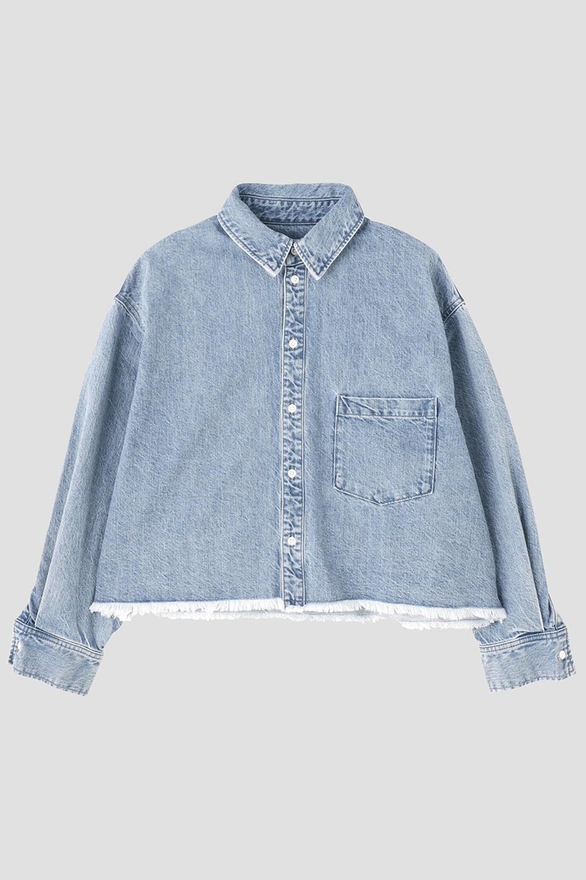 【ル フィル/LE PHIL】のTHE CROPPED ESSENCE 人気、トレンドファッション・服の通販 founy(ファニー) 　ファッション　Fashion　レディースファッション　Fashion for Women　トップス・カットソー　Cut & Sew Tops　シャツ・ブラウス・オフィスカジュアル　Elegant Blouses & Button-Ups　コレクション　Collection, Seasonal Line　スタンダード　Standard, Basic　スマート　Smart, Elegant　スリーブ　Sleeve, Long Sleeve / Short Sleeve　デニム　Denim, Jeans Material　フィット　Fit, Slim Fit　ロング　Long, Long-Length　ワーク　Workwear, Utility Style　 other-1|ID: prp329100004918826 ipo3291000000036897679