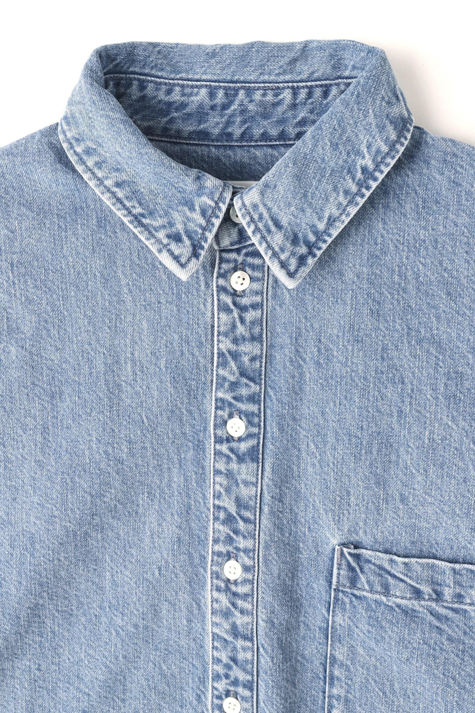 【ル フィル/LE PHIL】のTHE CROPPED ESSENCE 人気、トレンドファッション・服の通販 founy(ファニー) 　ファッション　Fashion　レディースファッション　Fashion for Women　トップス・カットソー　Cut & Sew Tops　シャツ・ブラウス・オフィスカジュアル　Elegant Blouses & Button-Ups　コレクション　Collection, Seasonal Line　スタンダード　Standard, Basic　スマート　Smart, Elegant　スリーブ　Sleeve, Long Sleeve / Short Sleeve　デニム　Denim, Jeans Material　フィット　Fit, Slim Fit　ロング　Long, Long-Length　ワーク　Workwear, Utility Style　other-3|ID: prp329100004918826 ipo3291000000036897682