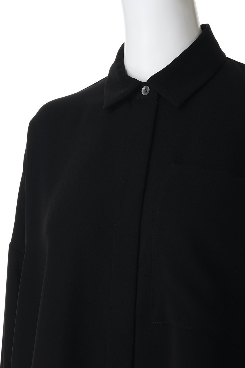 【エンフォルド/ENFOLD】のJUST-LENGTH SHIRT 人気、トレンドファッション・服の通販 founy(ファニー) 　ファッション　Fashion　レディースファッション　Fashion for Women　トップス・カットソー　Cut & Sew Tops　シャツ・ブラウス・オフィスカジュアル　Elegant Blouses & Button-Ups　ストレッチ　Stretch, Stretchy Fabric　スリーブ　Sleeve, Long Sleeve / Short Sleeve　セットアップ　Set-Up, Coordinated Outfit　バランス　Balance, Style Balance　フォルム　Silhouette, Form　ロング　Long, Long-Length　ワイド　Wide, Wide Fit　エレガント 上品　Elegant　羽織　Haori, Light Jacket　other-5|ID: prp329100004918829 ipo3291000000036897753