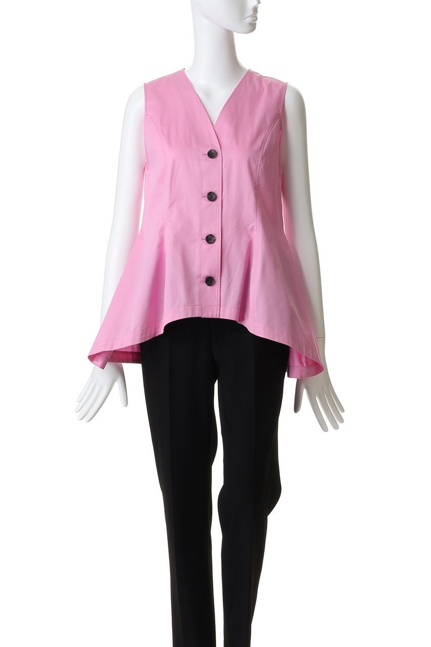 【アンクレイヴ/uncrave】のコットンクロスプレーン ペプラムジレブラウス 人気、トレンドファッション・服の通販 founy(ファニー) ファッション Fashion レディースファッション Fashion for Women アウター Coat / Outerwear Collection トップス・カットソー Cut & Sew Tops キャミソール&ノースリーブ Camisoles & Sleeveless Tops シャツ・ブラウス・オフィスカジュアル Elegant Blouses & Button-Ups ベスト&ジレ / 重ね着スタイル Vests & Gilets コルセット Corset, Bustier サテン Satin, Glossy Fabric シェイプ Shape, Slim Fit セットアップ Set-Up, Coordinated Outfit ノースリーブ Sleeveless, No-Sleeve ブロード Broadcloth, Fine Cotton ペプラム Peplum, Flared Hem other-2|ID: prp329100004918832 ipo3291000000036897792